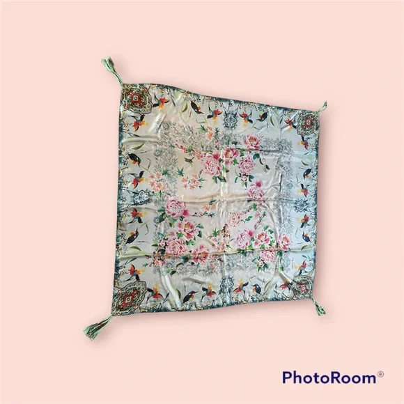 Johnny Was Accessories Johnny Was Cherry Blossom Flowers Crane